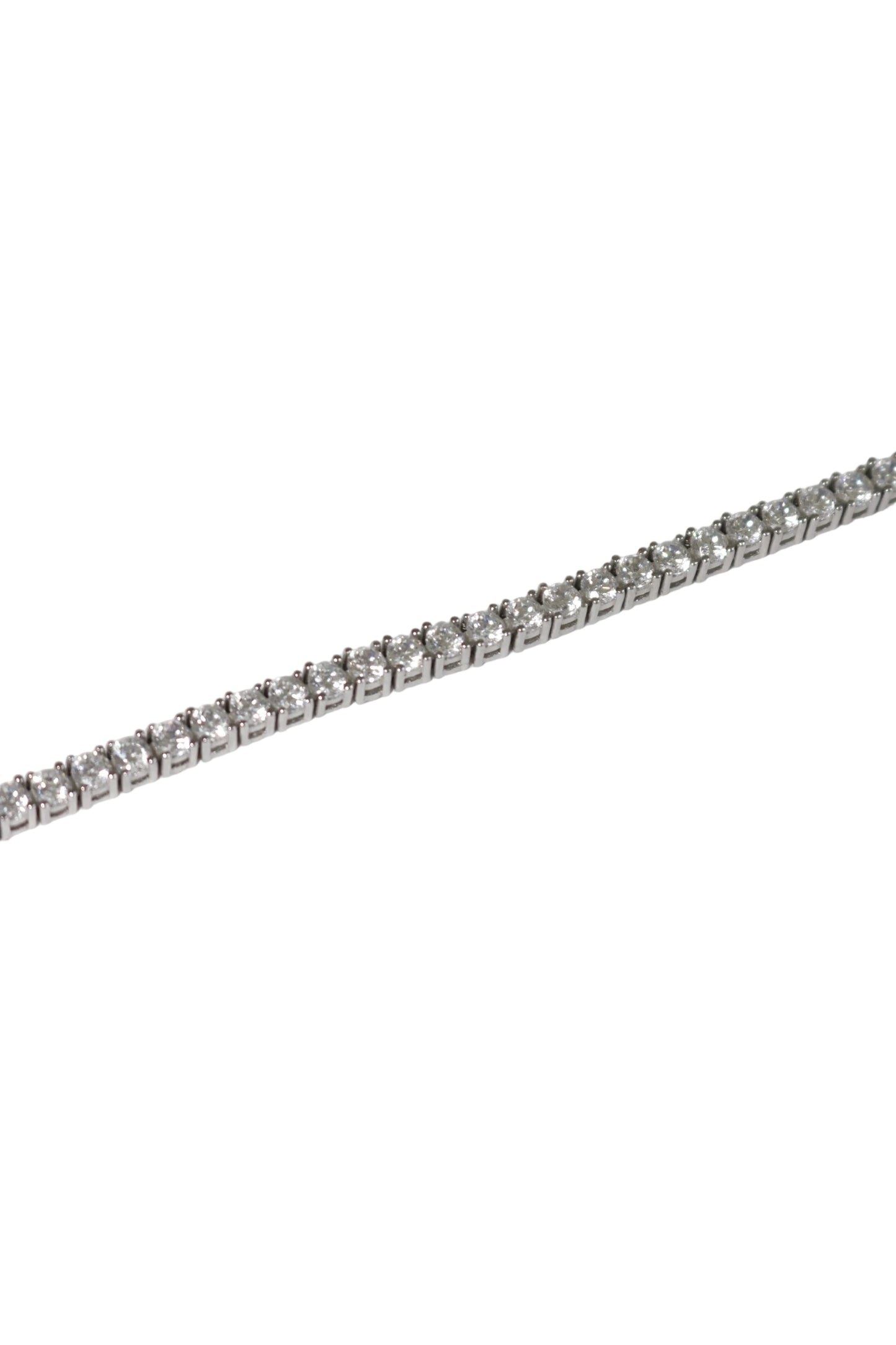 Isabel tennis bracelet white gold